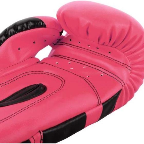 Rękawice bokserskie dziecięce Venum Elite Kids Exclusive, fluorescencyjny róż