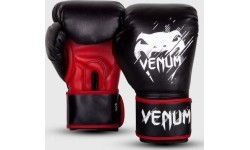 Rękawice bokserskie Venum Contender Kids - czarne/czerwone