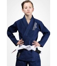 Kimono BJJ Venum Contender Kids (z darmowym białym pasem) – granatowe