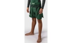 Venum Attack dziecięce spodenki do walki – Forest Green/Off White