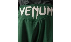 Venum Attack dziecięce spodenki do walki – Forest Green/Off White