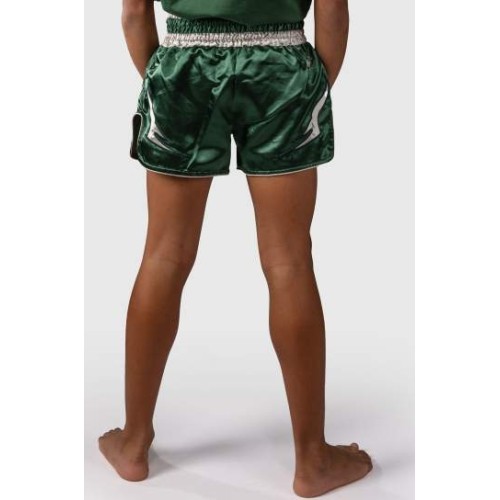 Spodenki Muay Thai Venum Inferno – zielono-białe