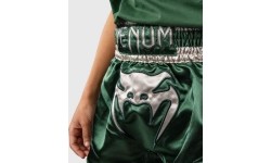 Spodenki Muay Thai Venum Inferno – zielono-białe