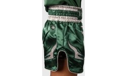 Spodenki Muay Thai Venum Inferno – zielono-białe