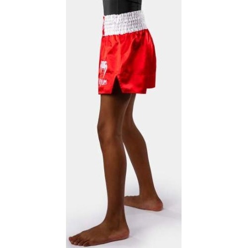 Dziecięce spodenki muay thai Venum Classic, ognista czerwień