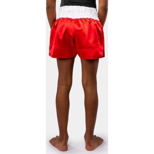 Dziecięce spodenki muay thai Venum Classic, ognista czerwień