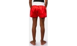 Dziecięce spodenki muay thai Venum Classic, ognista czerwień