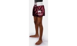 Spodenki Muay Thai Venum Classic dla dzieci - bordowe