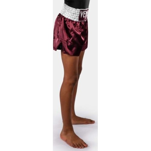 Spodenki Muay Thai Venum Classic dla dzieci - bordowe
