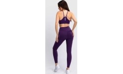 Damskie legginsy Venum Essential, ciemnofioletowe