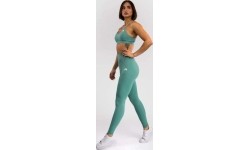 Damskie legginsy Venum Essential, morska zieleń