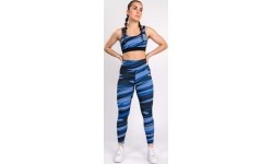 Legginsy damskie Venum Abyss 7/8, Shadow Blue