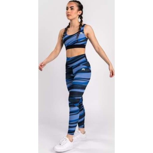 Legginsy damskie Venum Abyss 7/8, Shadow Blue
