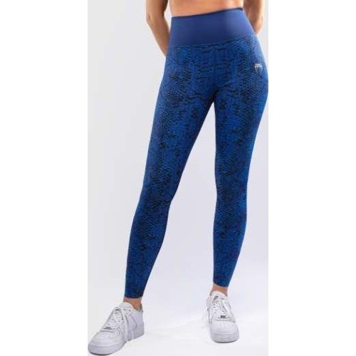Damskie legginsy Venum Amazonia o pełnej długości, ultramaryna