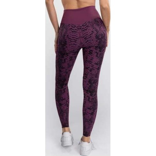 Damskie legginsy o pełnej długości Venum Amazonia – fioletowe