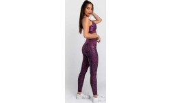 Damskie legginsy o pełnej długości Venum Amazonia – fioletowe