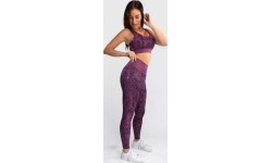 Damskie legginsy o pełnej długości Venum Amazonia – fioletowe