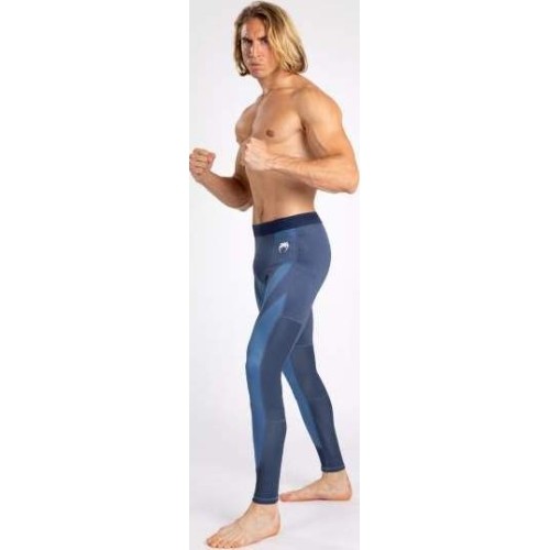 Męskie legginsy Venum Attack, granatowe