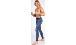 Męskie legginsy Venum Attack, granatowe
