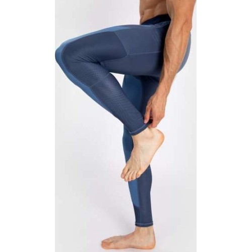 Męskie legginsy Venum Attack, granatowe