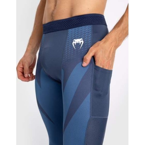 Męskie legginsy Venum Attack, granatowe