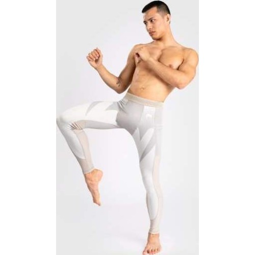 Legginsy męskie Venum Attack, piaskowe