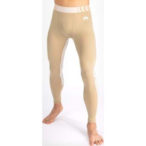 Męskie legginsy kompresyjne Venum Tempest, beżowo-piaskowe