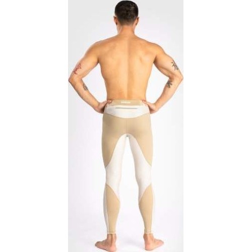 Męskie legginsy kompresyjne Venum Tempest, beżowo-piaskowe