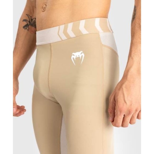 Męskie legginsy kompresyjne Venum Tempest, beżowo-piaskowe
