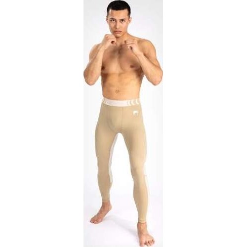 Męskie legginsy kompresyjne Venum Tempest, beżowo-piaskowe