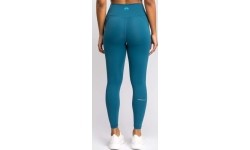 Legginsy damskie Venum x Demi ⅞ – lazurowe