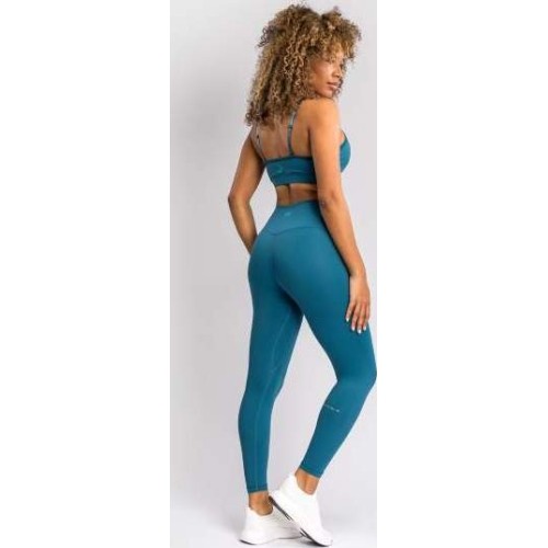 Legginsy damskie Venum x Demi ⅞ – lazurowe