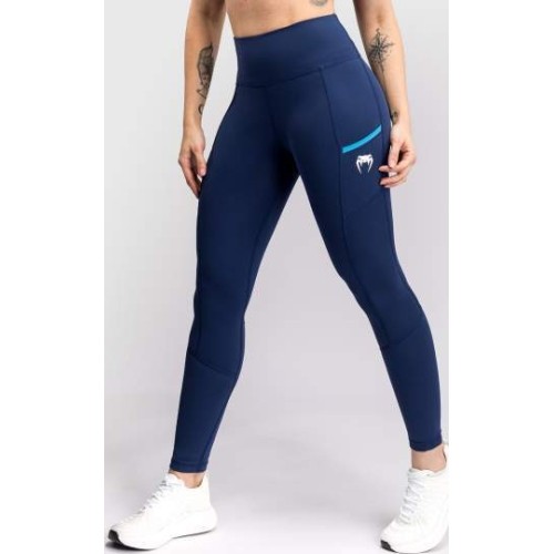 Legginsy damskie Venum X Top Rank Original 7/8, granatowe