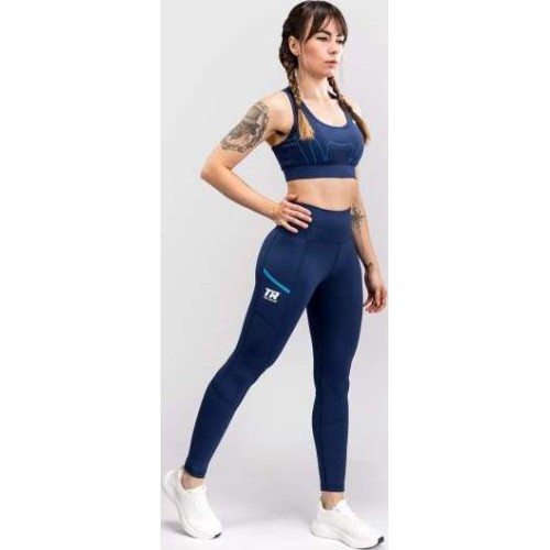 Legginsy damskie Venum X Top Rank Original 7/8, granatowe