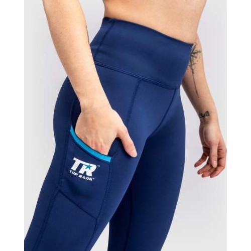 Legginsy damskie Venum X Top Rank Original 7/8, granatowe
