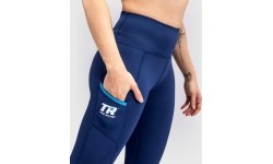Legginsy damskie Venum X Top Rank Original 7/8, granatowe