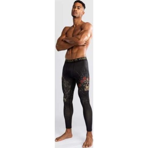 Męskie legginsy Venum Santa Muerte 5.0, czarno-złote