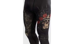 Męskie legginsy Venum Santa Muerte 5.0, czarno-złote