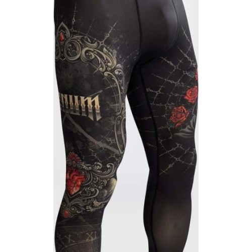 Męskie legginsy Venum Santa Muerte 5.0, czarno-złote