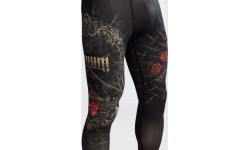 Męskie legginsy Venum Santa Muerte 5.0, czarno-złote