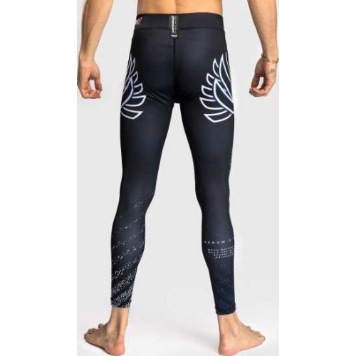 Legginsy Venum x TEKKEN 8 Jin Kazama, niebieskie/czarne/białe