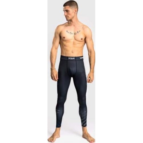 Legginsy Venum x TEKKEN 8 Jin Kazama, niebieskie/czarne/białe