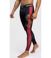 Legginsy Venum x TEKKEN 8 - Marshall Law - czarne/czerwone/złote