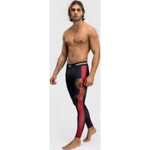 Legginsy Venum x TEKKEN 8 - Marshall Law - czarne/czerwone/złote