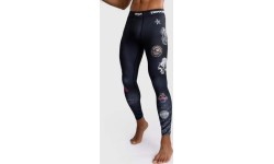 Legginsy Venum x TEKKEN 8 – Paul Phoenix, czarno-niebieskie