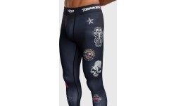 Legginsy Venum x TEKKEN 8 – Paul Phoenix, czarno-niebieskie