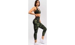 Damskie legginsy Venum x Sophia Rose 7/8 - Forest Camo