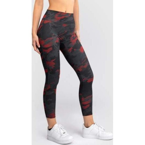 Damskie legginsy 7/8 Venum x Sophia Rose, Urban Red Camo