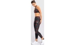 Damskie legginsy 7/8 Venum x Sophia Rose, Urban Red Camo