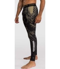 Legginsy Venum Invader, czarny/piaskowy